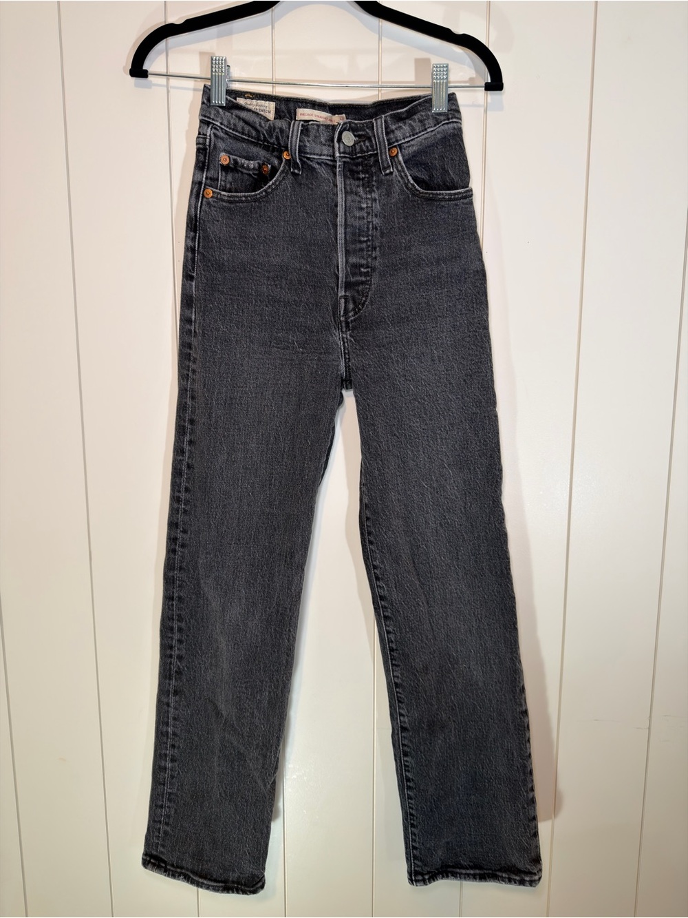 Levis ribcage straight ankle jeans